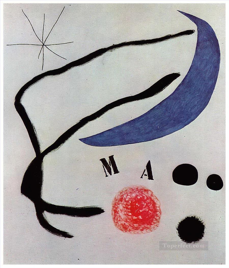 Poem I Joan Miro Oil Paintings
